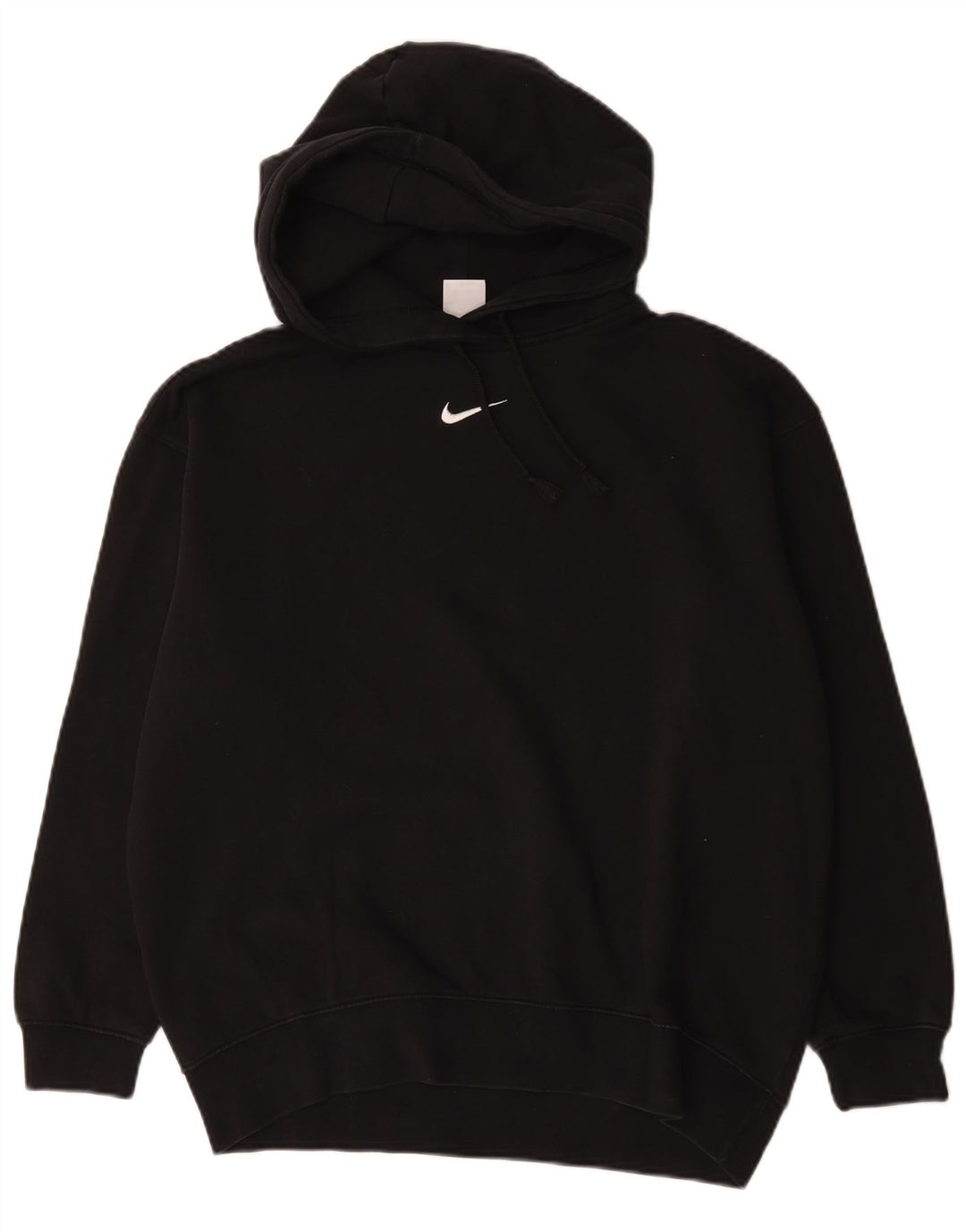 Nike Pull à capuche surdimensionné pour homme Petit coton noir