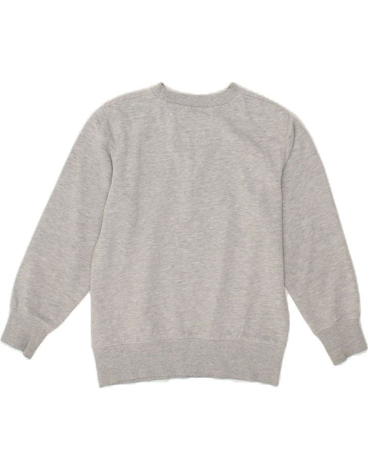 LEVI'S Boys Graphic Sweatshirt Jumper 8-9 Years Small Grey Cotton Vintage Levi's and Second-Hand Levi's from Messina Hembry 
