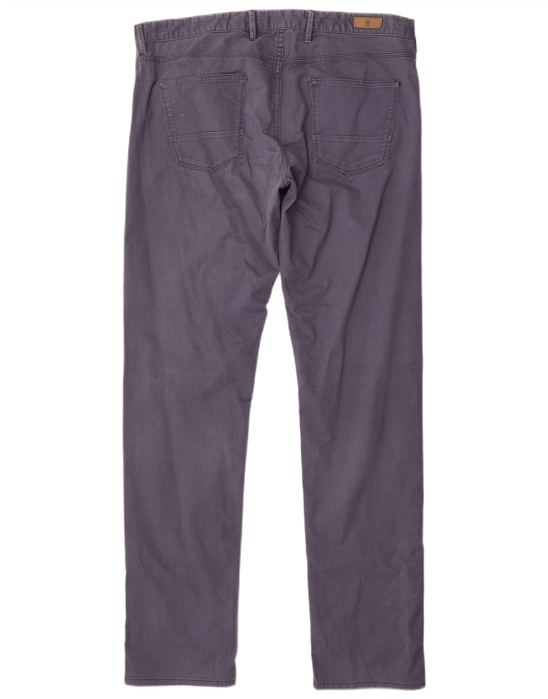 MASSIMO DUTTI Pantalon décontracté pour homme EU 44 Large W34 L33 Bleu marine à pois