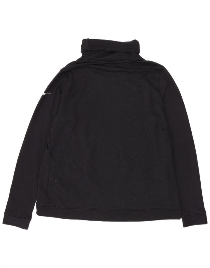 Nike Homme Dri Fit Graphic Sweatshirt Jumper XL Noir Polyester