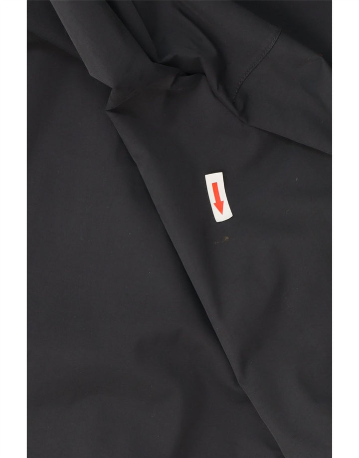 Jack Wolfskin Veste de pluie à capuche pour femme UK 16 Large Gris Polyamide