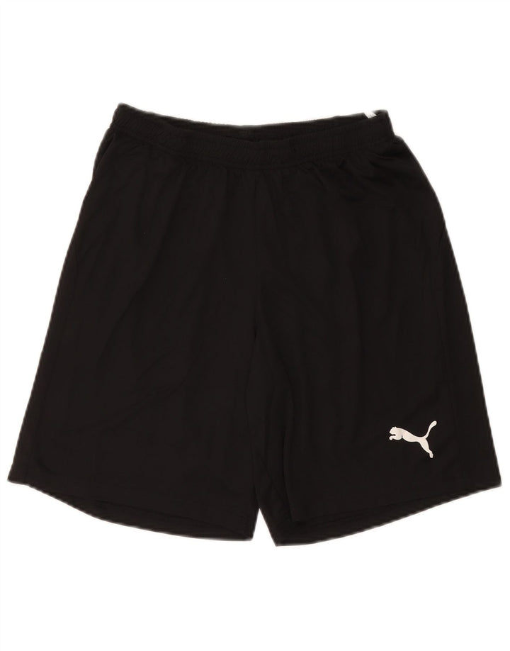 Puma Short de Sport Homme Noir Moyen Polyester