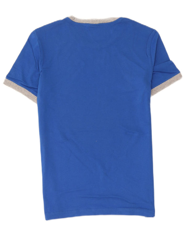 Champion T-Shirt Graphique Homme Petit Bleu Colorblock