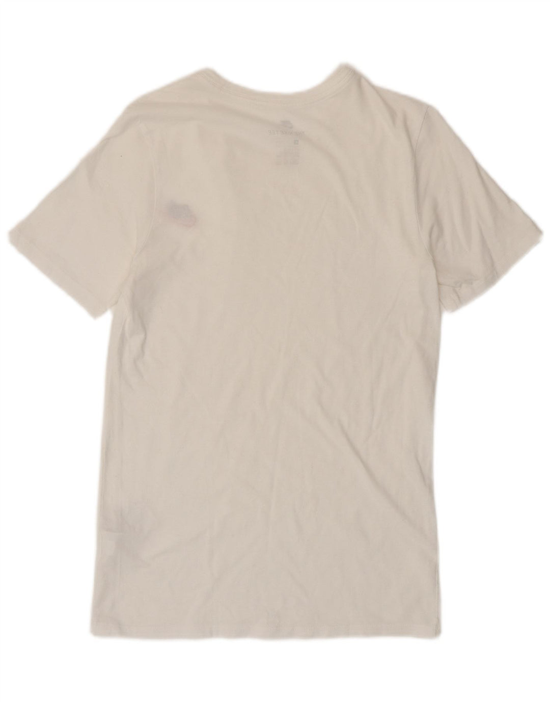 NIKE T-shirt coupe athlétique pour hommes, petit, en coton blanc