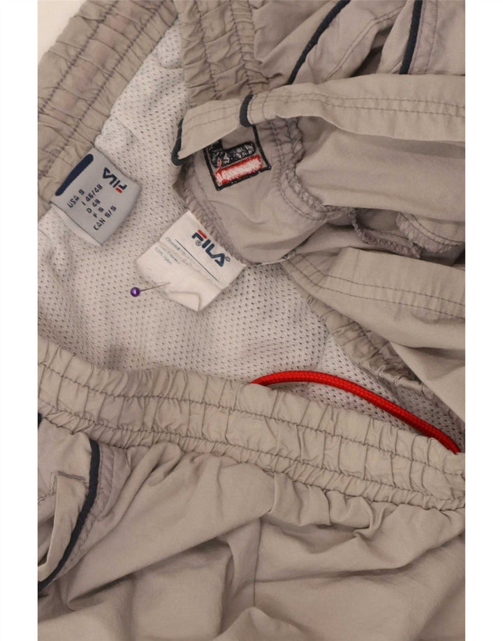 Fila Short de sport homme petit gris nylon