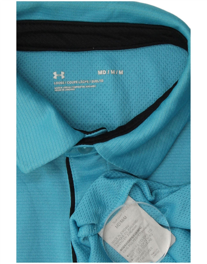 UNDER ARMOUR Polo Coupe Ample Homme Bleu Moyen Polyester