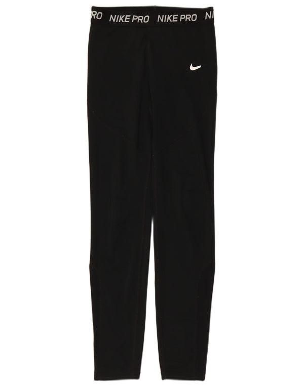 Legging NIKE Fille Dri Fit Graphic 13-14 ans XL Noir Polyester