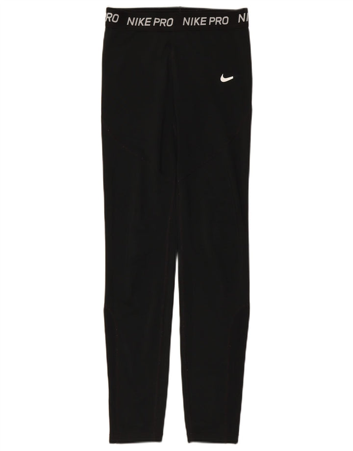 Legging NIKE Fille Dri Fit Graphic 13-14 ans XL Noir Polyester