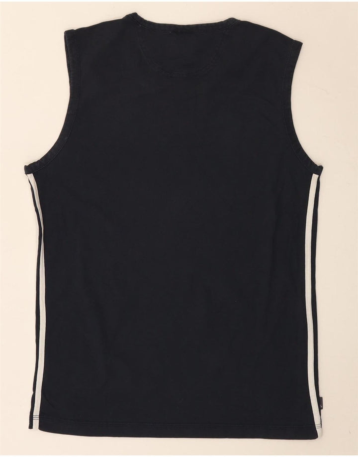 Adidas T-Shirt Homme Top Bleu Marine Moyen Coton