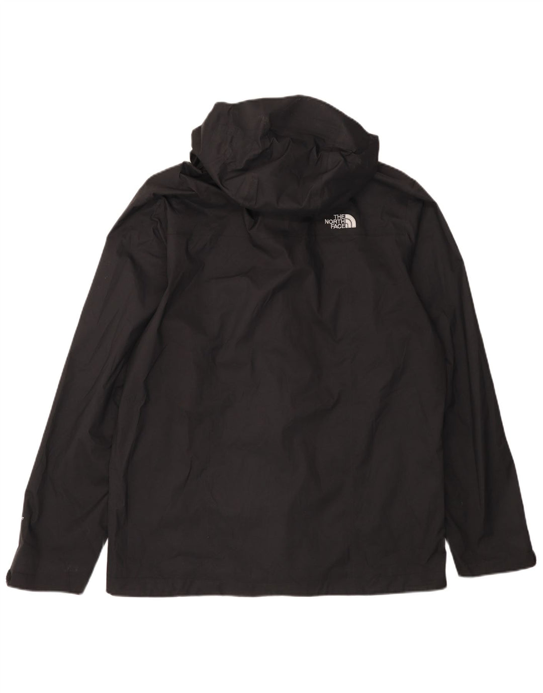 THE NORTH FACE Veste de pluie à capuche pour homme UK 40 Large Noir Polyester