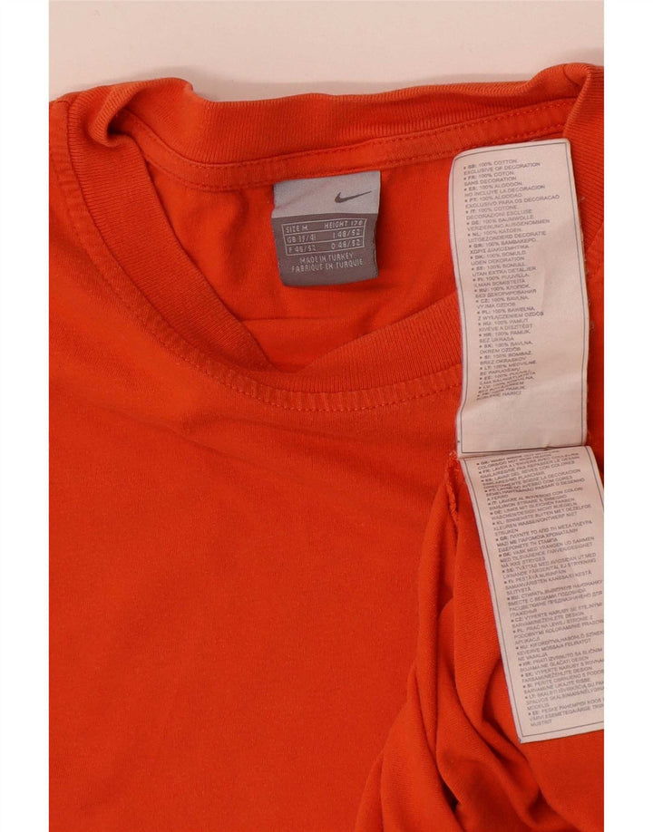 Nike T-Shirt Homme UK 39/41 Coton Orange Moyen