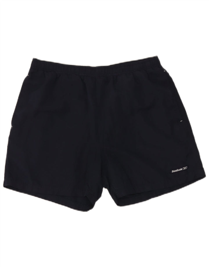 REEBOK Short de Bain Homme Large Bleu Marine Polyester