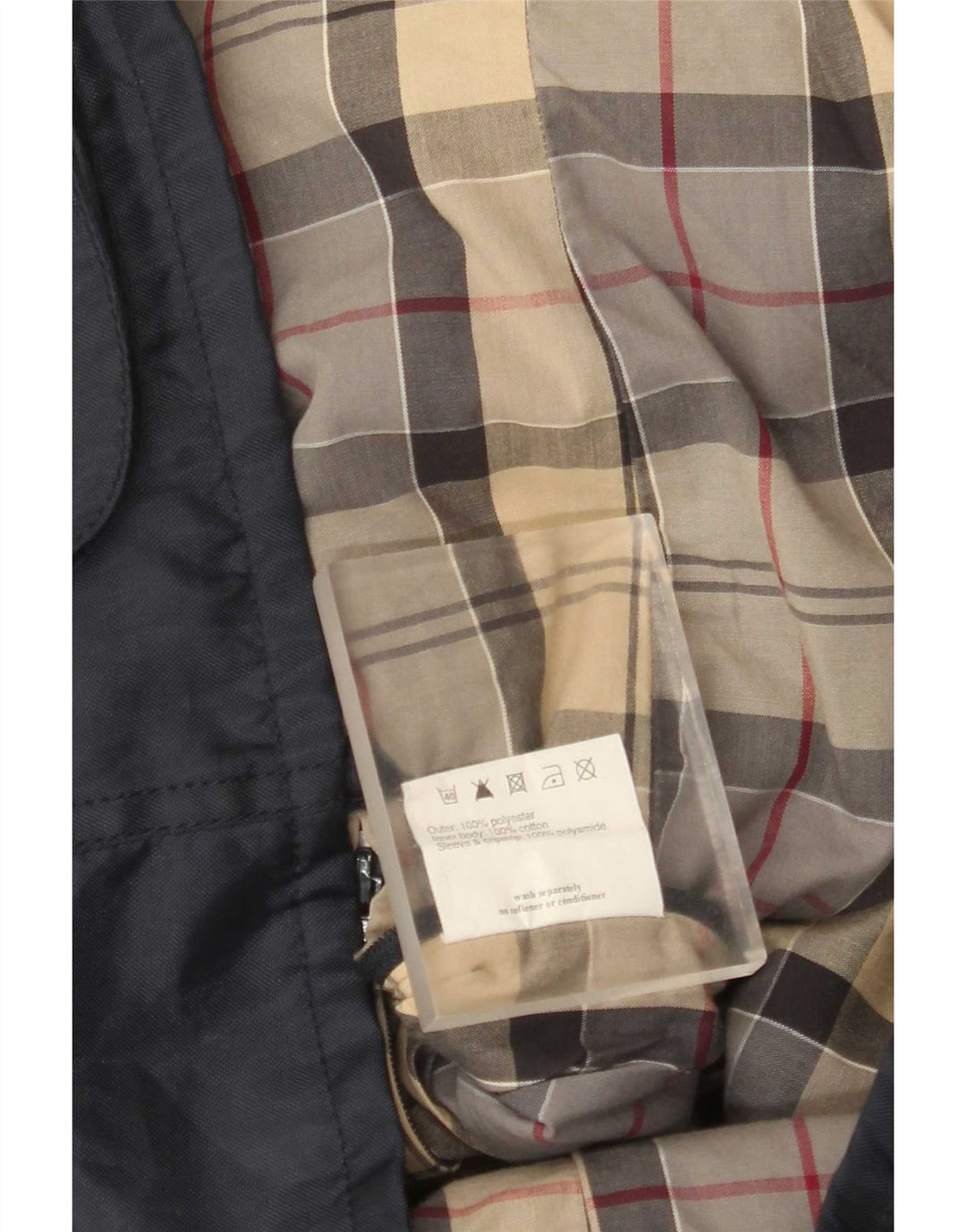 Barbour Veste utilitaire pour femme UK 10 Small Bleu marine Polyester