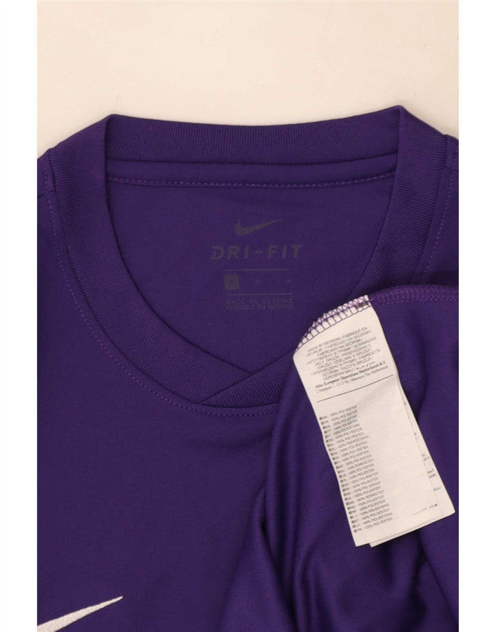Nike Hommes Dri Fit T-Shirt Haut Violet Moyen Polyester