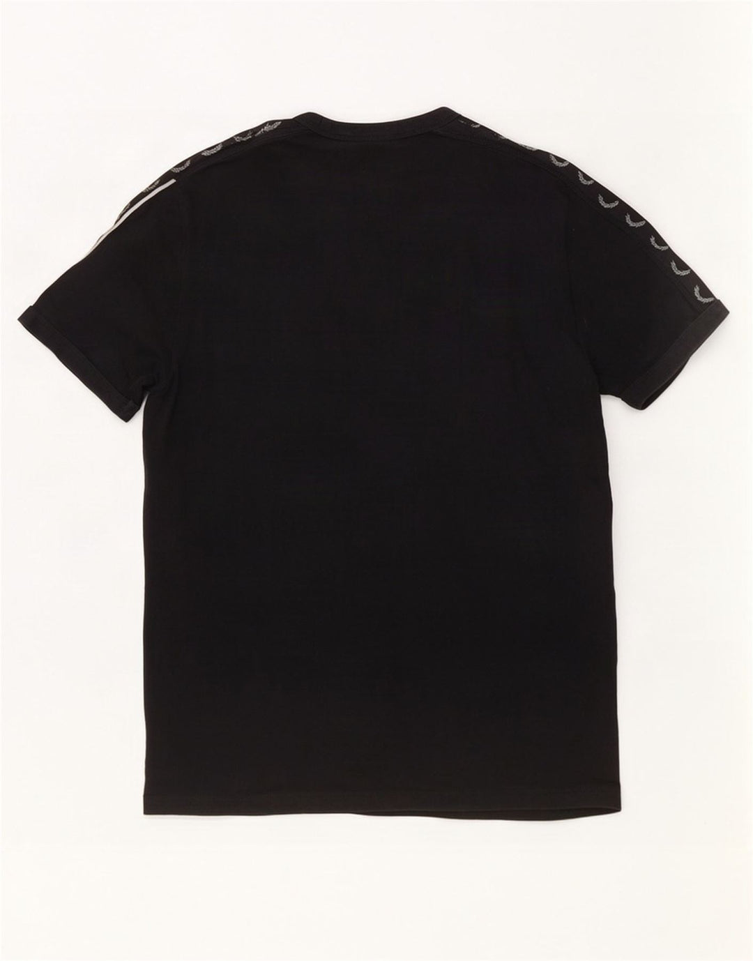 Fred Perry T-Shirt Graphique Homme Noir Moyen Coton