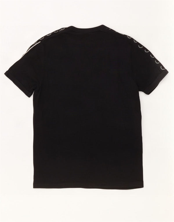Fred Perry T-Shirt Graphique Homme Noir Moyen Coton
