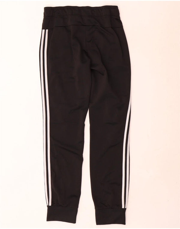 Adidas Pantalon de survêtement pour femme Joggers UK 8/10 Petit Noir Polyester