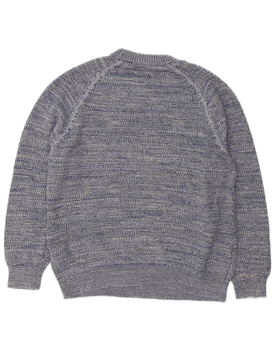 Superdry Homme Pull Col Ras Du Cou Grand Coton Rayé Bleu