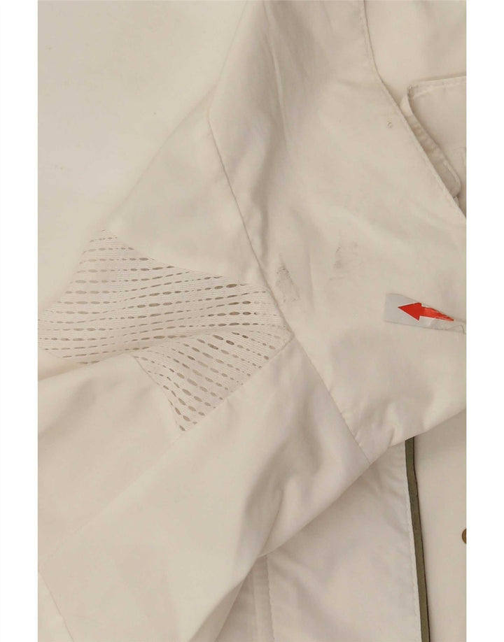 Adidas Veste de survêtement pour femme UK 12 Medium Blanc Polyester