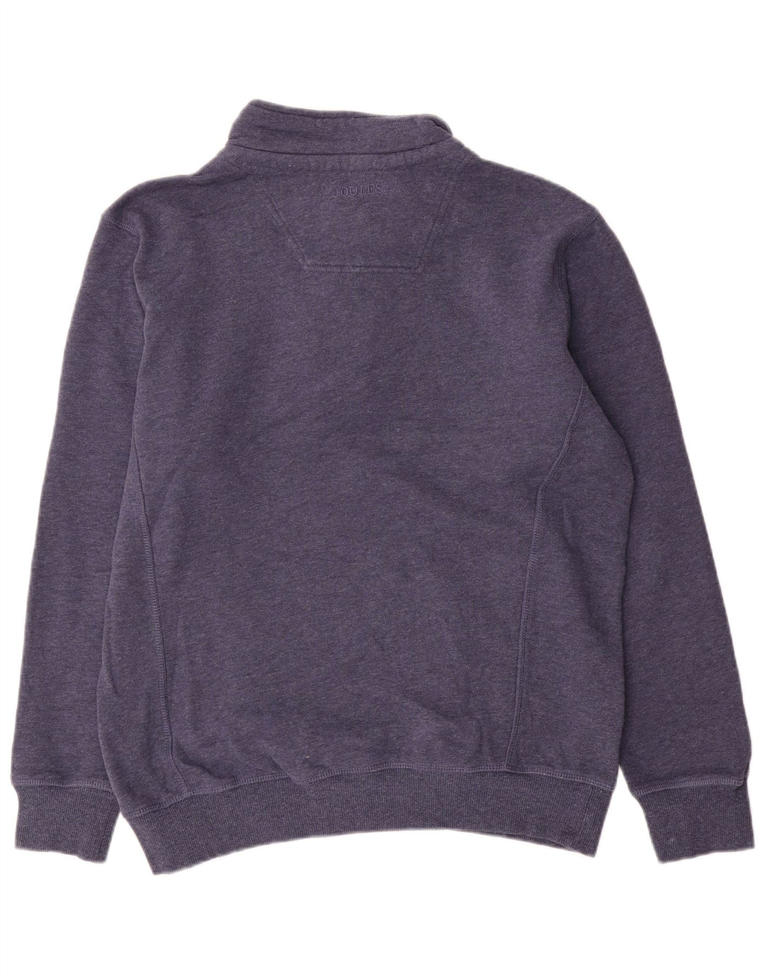 Joules Sweat-Shirt Col Zippé Homme Bleu Marine Moyen Coton