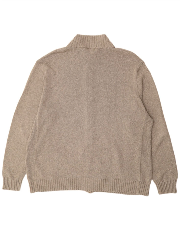 POLO RALPH LAUREN Cardigan haut pour homme en coton beige 3XL