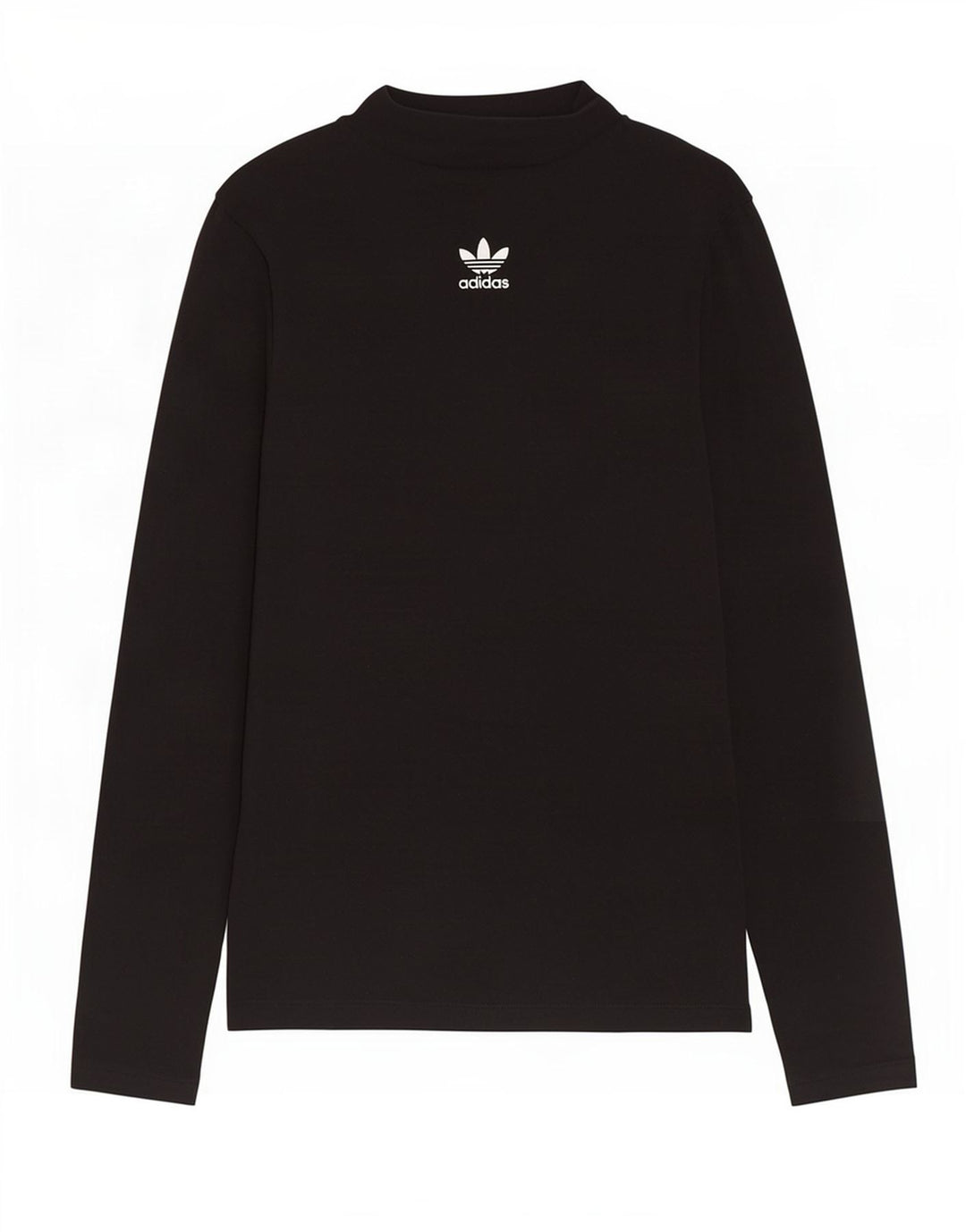 Adidas Haut à manches longues pour femme UK 12 Coton noir moyen