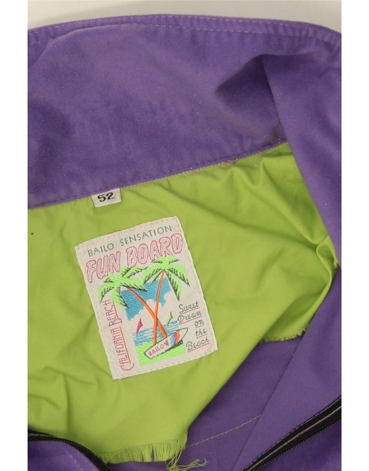 Bailo Veste de survêtement pour homme IT 52 Large Violet Colourblock