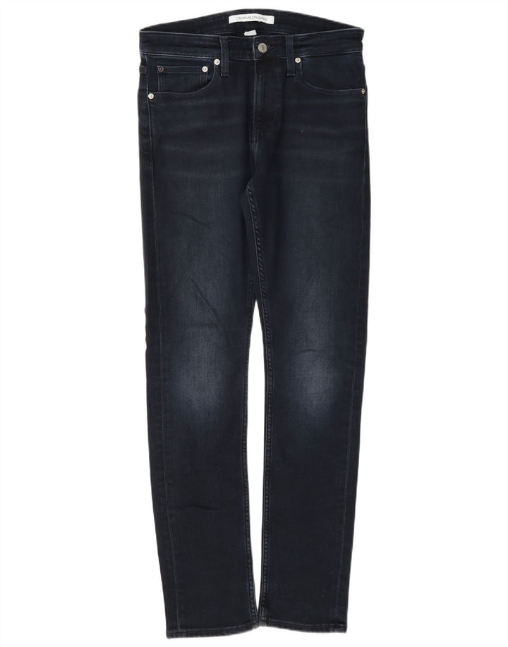 Calvin Klein Jean Slim Homme W28 L32 Bleu Marine Coton