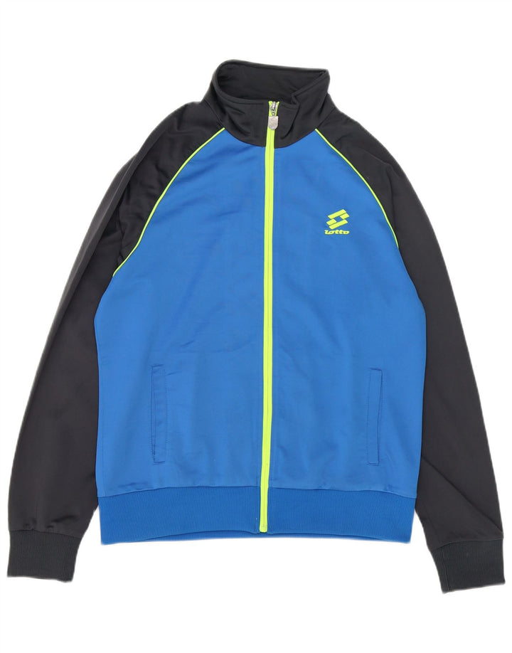 Lotto Veste de Survêtement Homme Bleu Moyen Colourblock