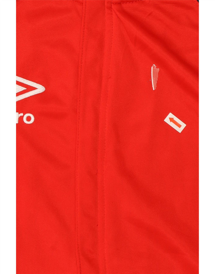 Umbro Veste de Survêtement Homme Rouge Moyen Polyester Colorblock