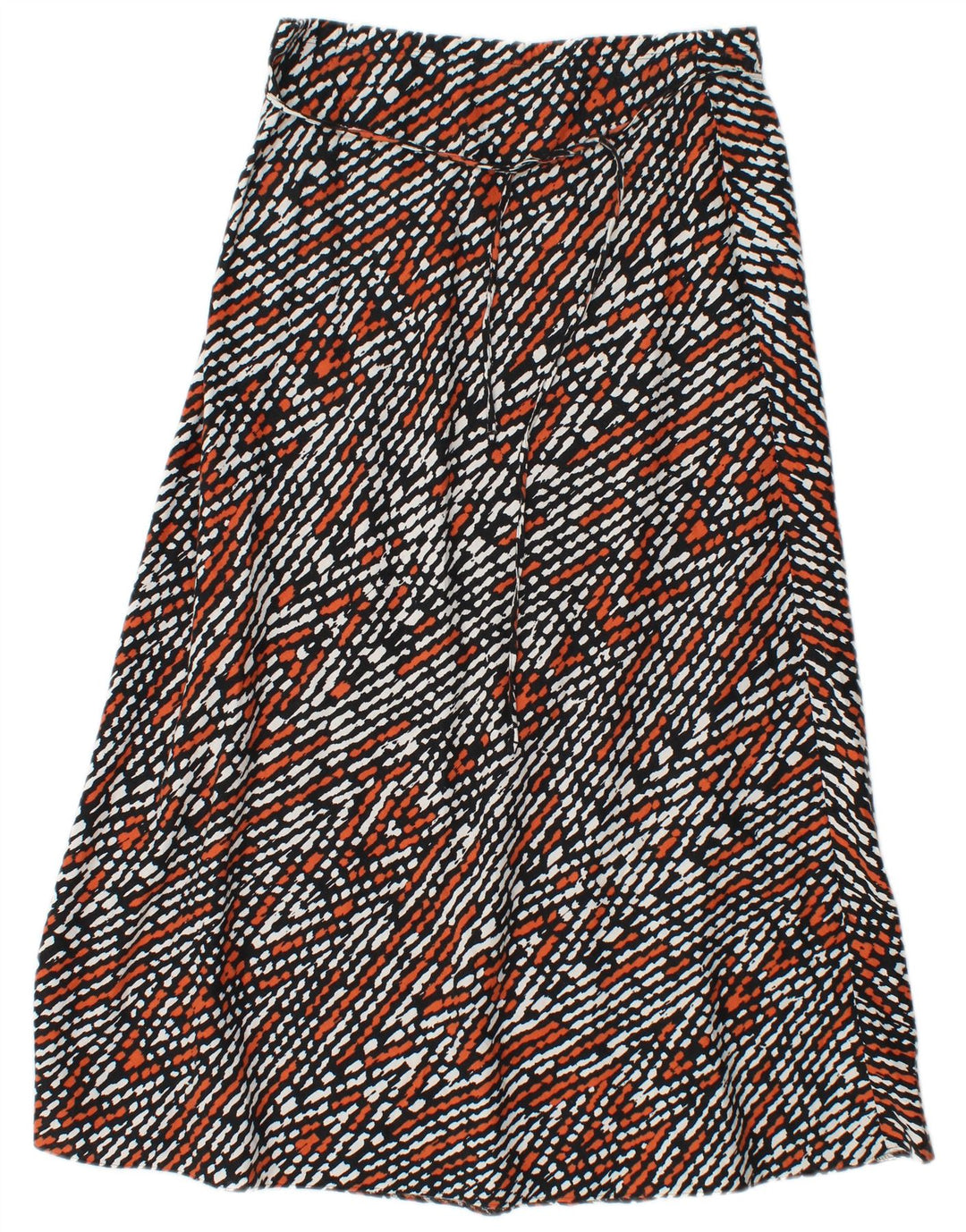 MARKS & SPENCER Jupe trapèze pour femme UK 12 Medium W30 Chevron multicolore