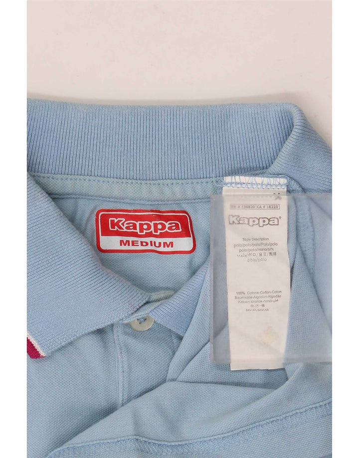Kappa Polo Homme Bleu Moyen Rayé Coton