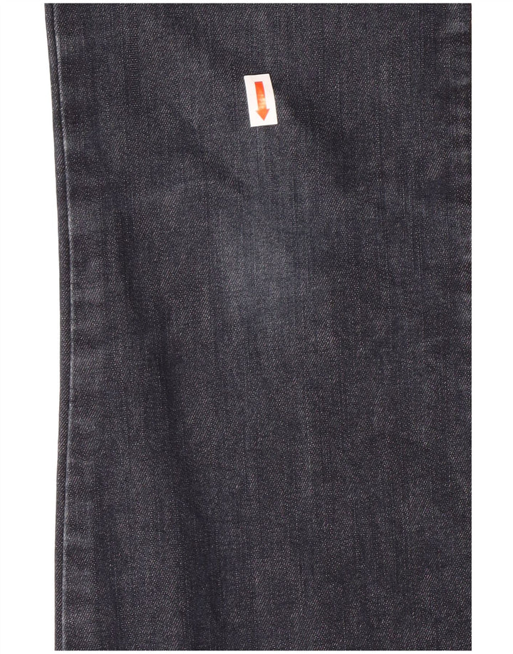 BENETTON Womens Bootcut Jeans  W27 L31 Navy Blue Cotton