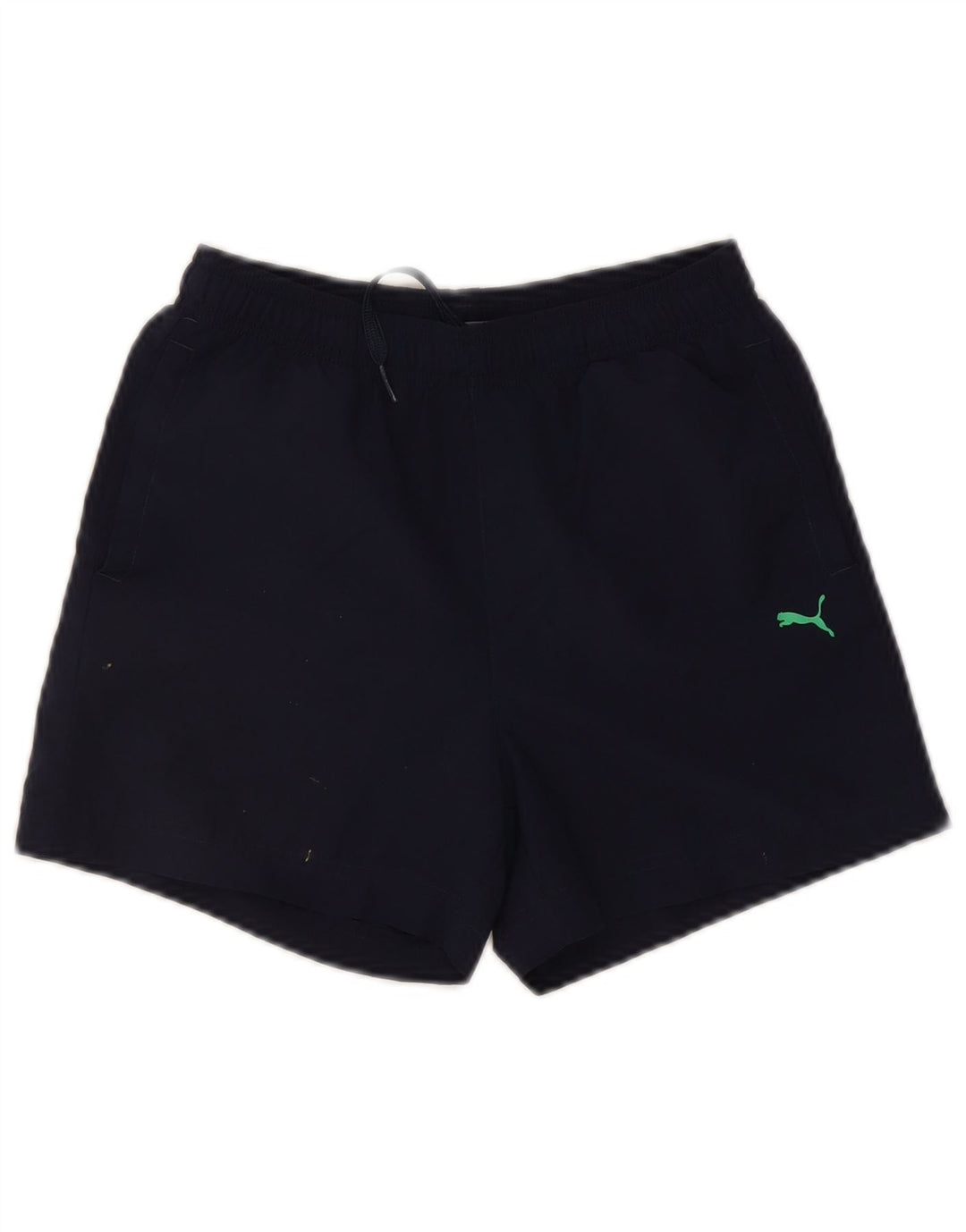 Puma Short de Sport Garçon 11-12 ans Bleu Marine Polyester