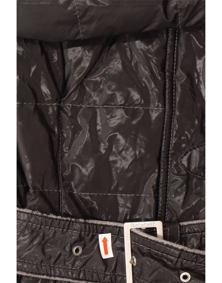 BELSTAFF Manteau Rembourré Femme IT 42 Moyen Noir Polyamide Classique