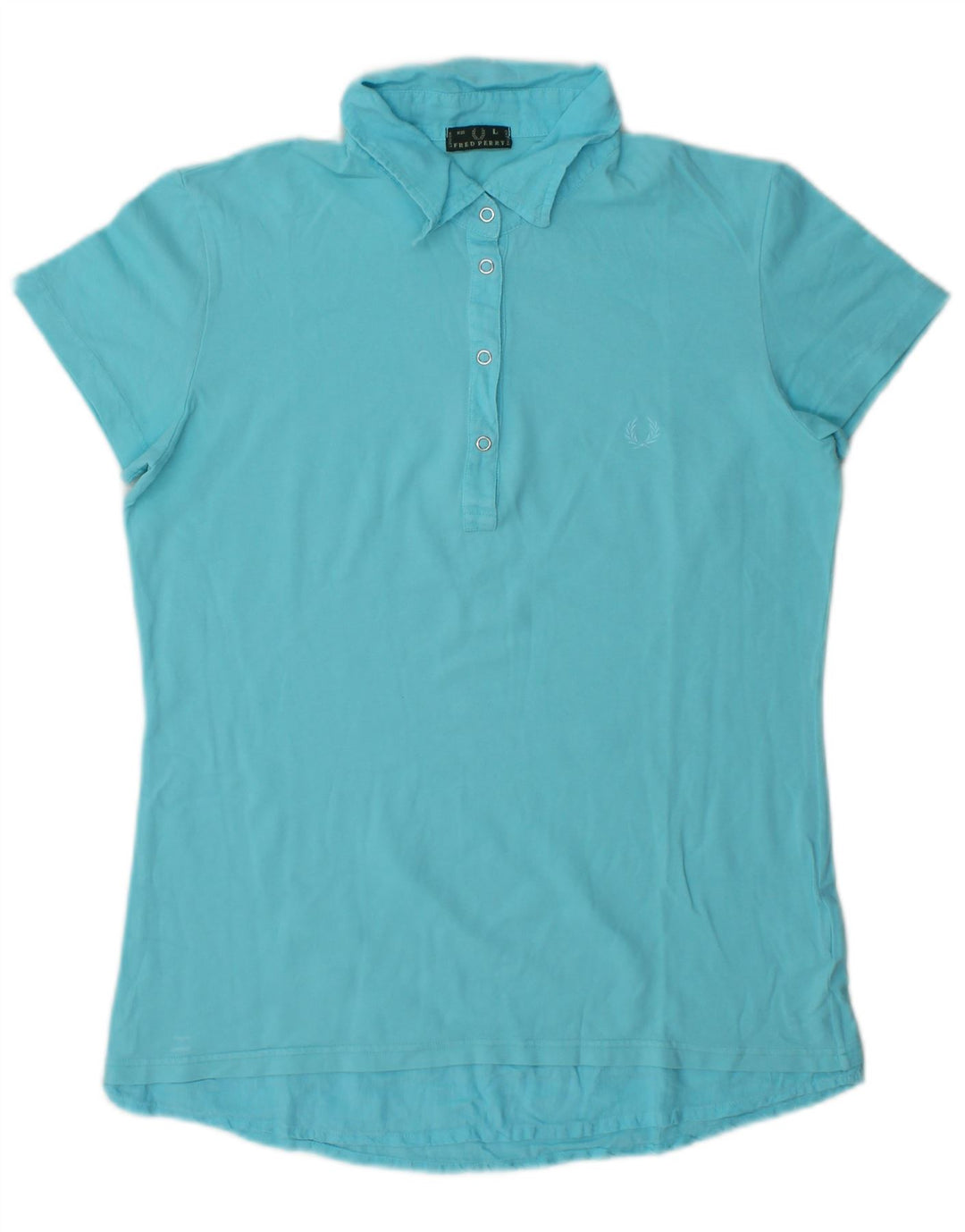 Fred Perry Polo Femme UK 14 Grand Bleu Coton
