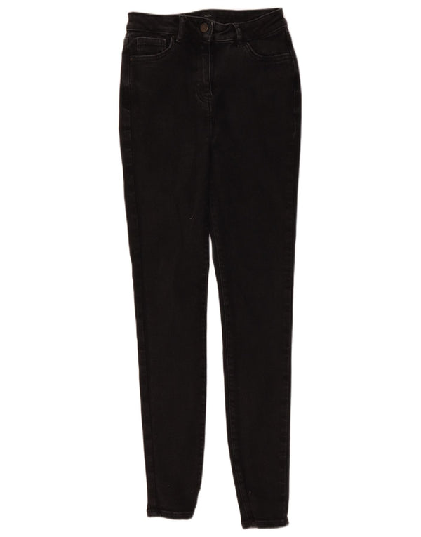M&Co Jean skinny pour femme UK 10 Small W26 L28 Coton noir