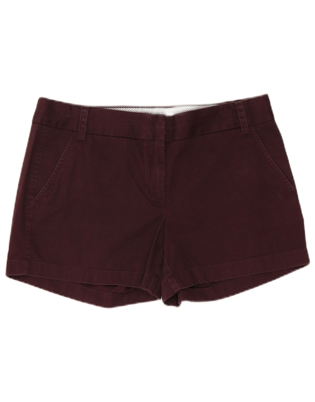J. CREW Short Chino Femme US 8 Medium W32 Coton Marron