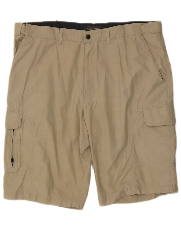 Marks & Spencer Short Cargo Homme W38 XL Beige