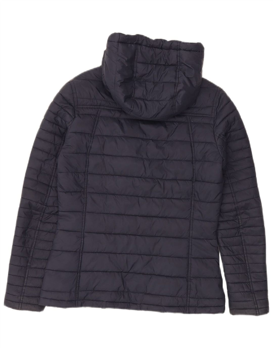 BARBOUR Veste matelassée à capuche pour femme UK 12 Bleu marine moyen