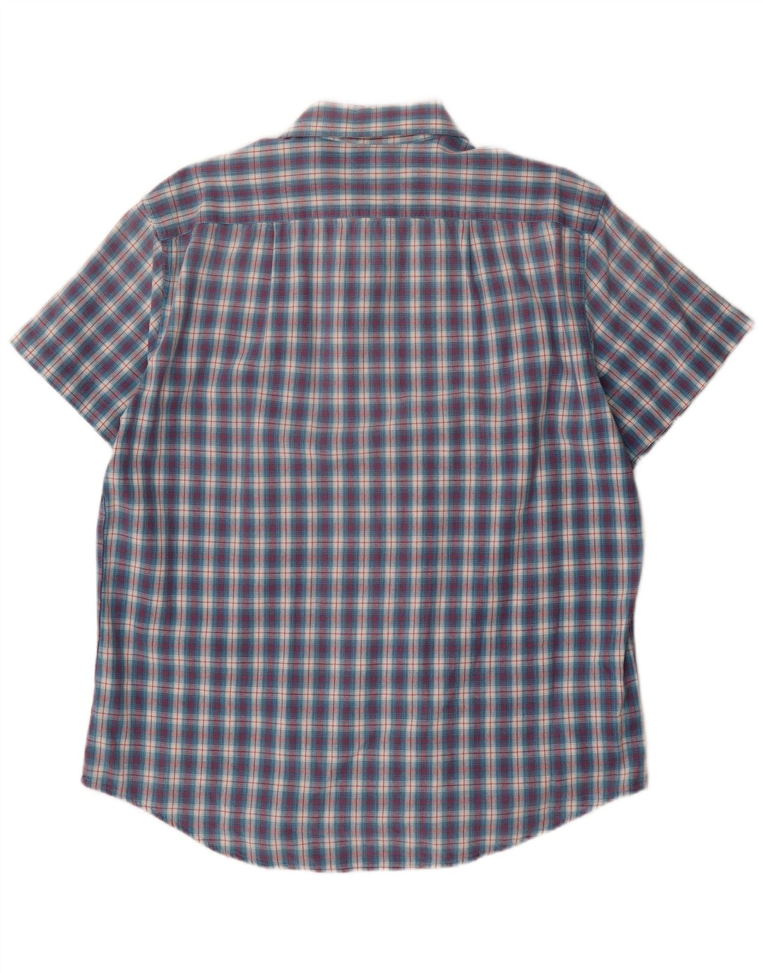 Paul Smith Chemise à manches courtes pour homme en coton à carreaux bleus