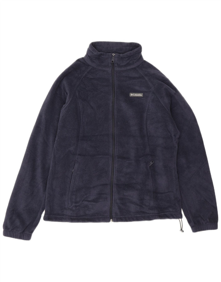 Columbia Veste Polaire Femme UK 16 Large Bleu Marine Polyester