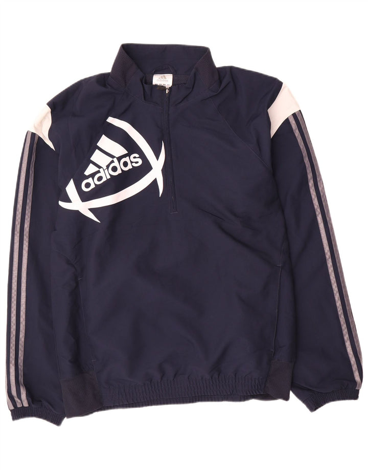 Adidas Veste de Survêtement Graphique Homme Bleu Marine Moyen Colorblock