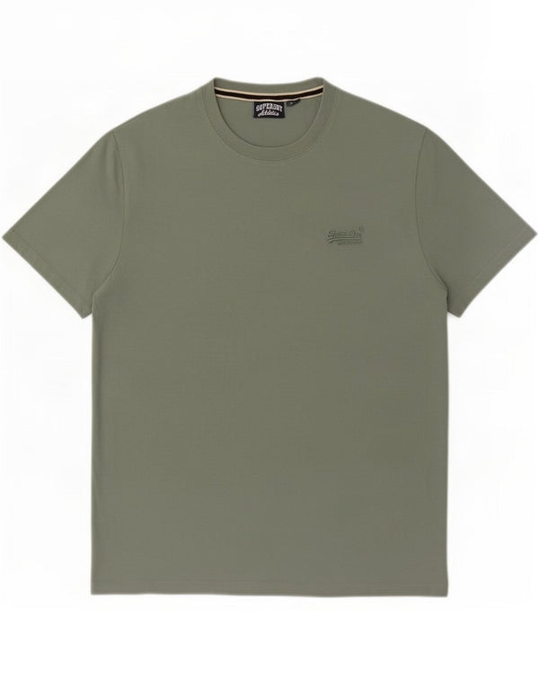 Superdry T-Shirt Homme Top XL Vert Coton