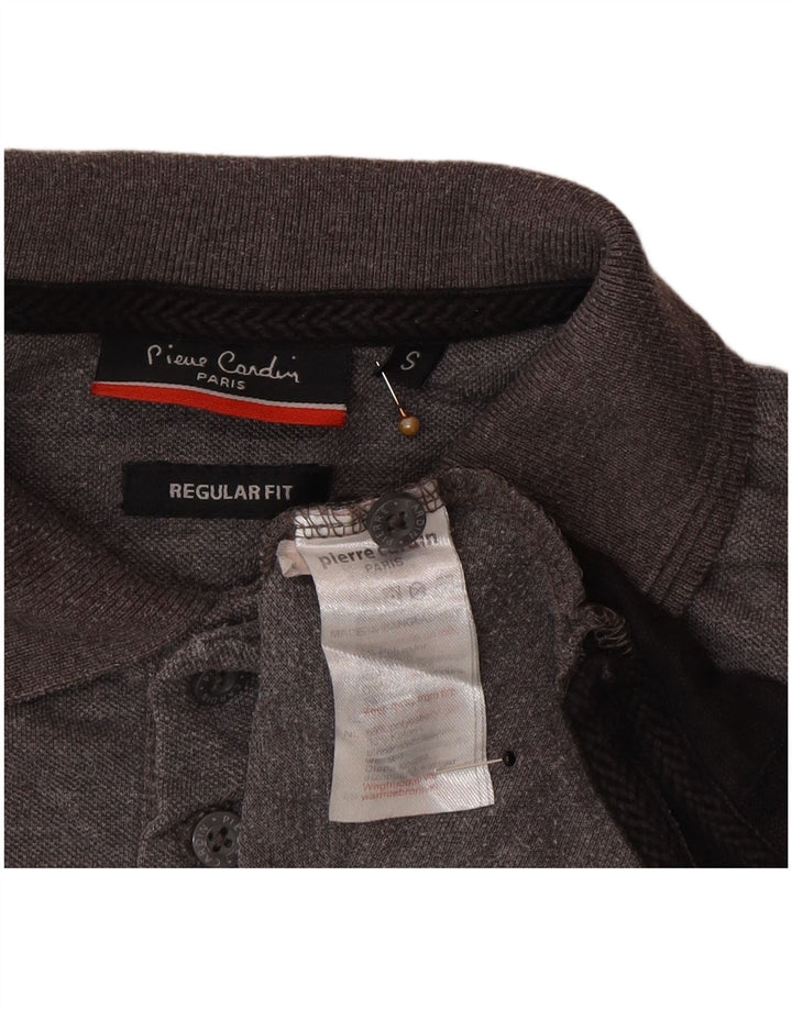 Pierre Cardin Polo Regular Fit Homme Petit Gris Colorblock Polyester