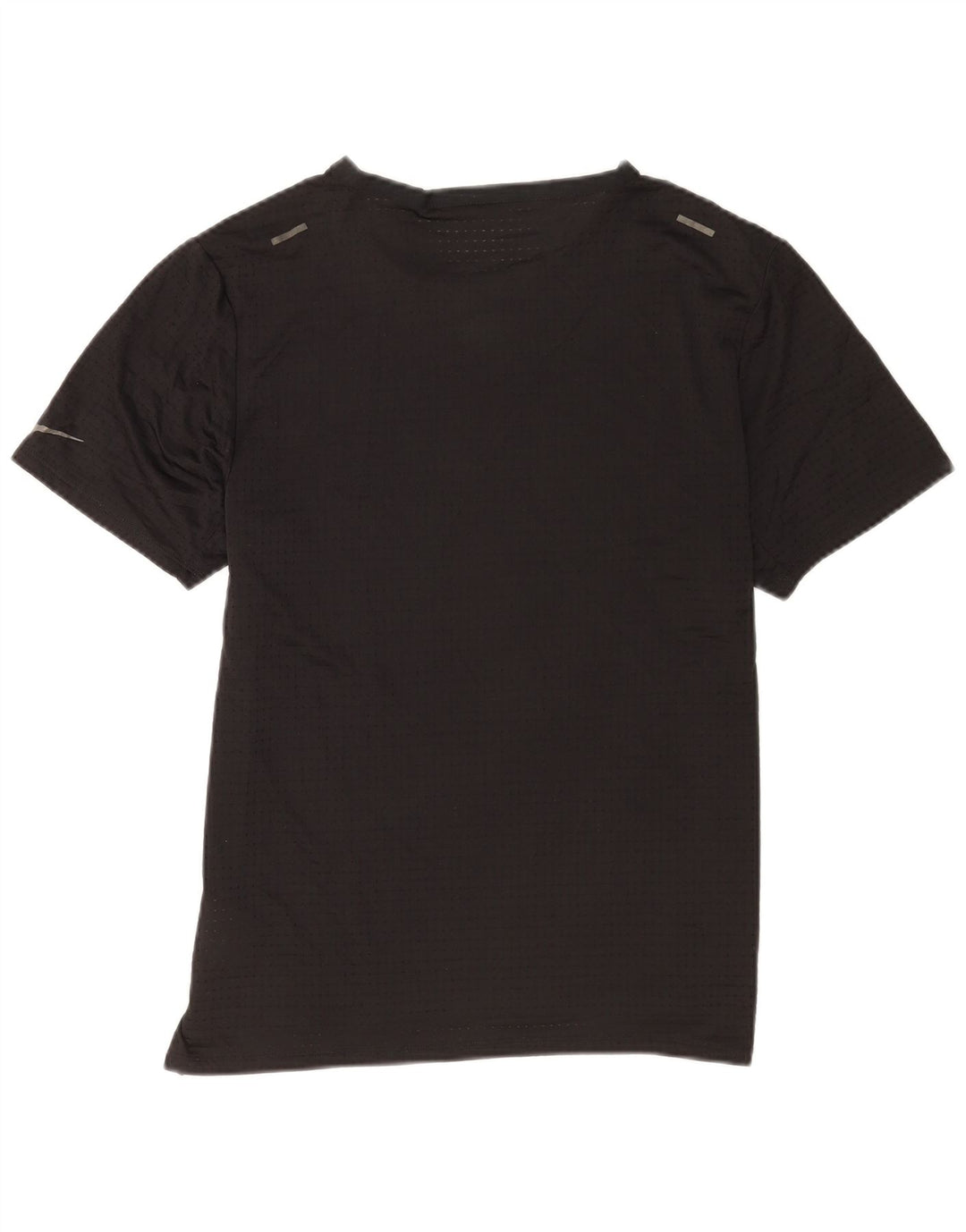 Nike Womens Dri Fit Abstract Pattern T-Shirt Top UK 14 Grand Noir