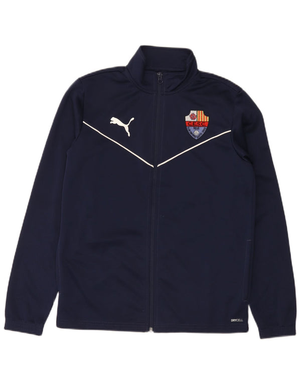 Puma Veste de Survêtement Santes Creus Garçon 13-14 Ans Bleu Marine Polyester