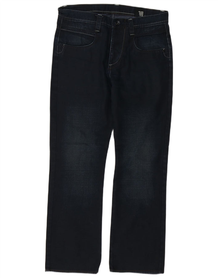 JACK & JONES Jean Droit Homme W34 L30 Bleu Marine
