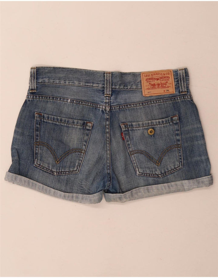 Levi's Short en Jean 607 Femme W29 Bleu Moyen Coton