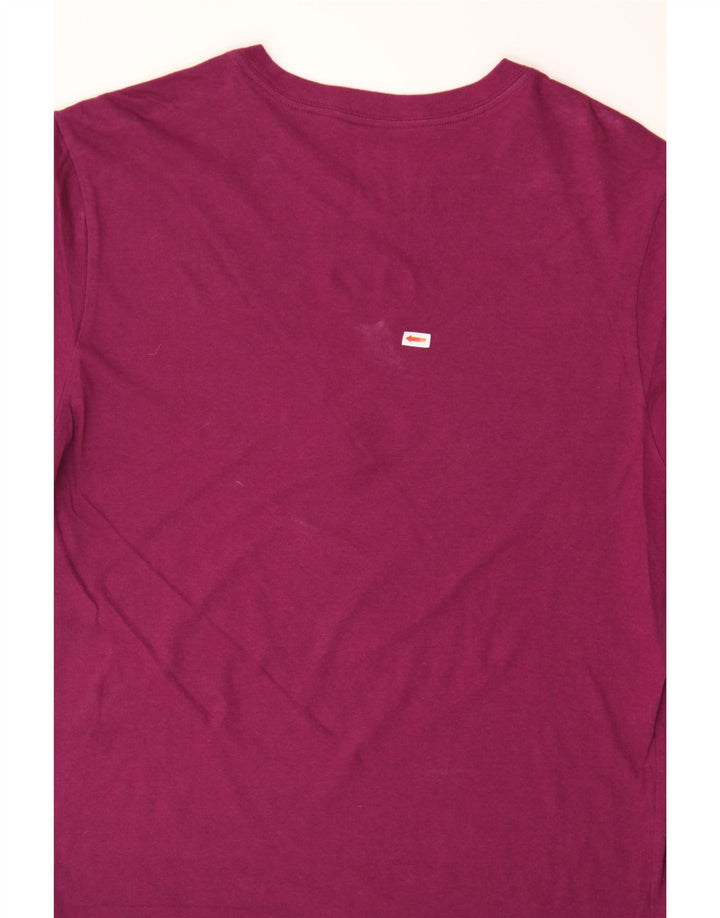 NIKE Mens Graphic T-Shirt Top Medium Burgundy Cotton Vintage Nike and Second-Hand Nike from Messina Hembry 